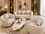 ComfyLuxe Premium Sofa Set with Marble Coffee Table – Luxury Sofa Set in Hyderabad