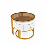 Comfy Elite Round Side Table with Storage – Premium Round Side Table in Hyderabad