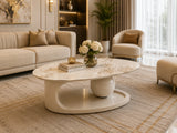 Comfy Orbit Marble Centre Table – Premium Marble Centre Table in Hyderabad by ComfyTech